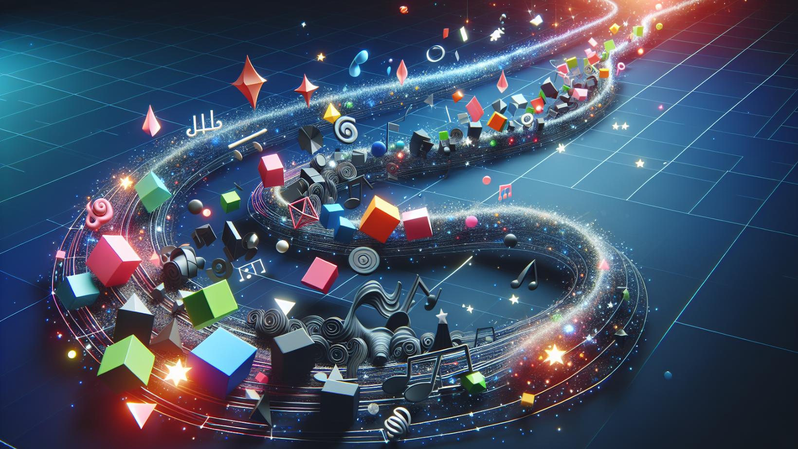 Illustration of multiple keyframes in Adobe After Effects