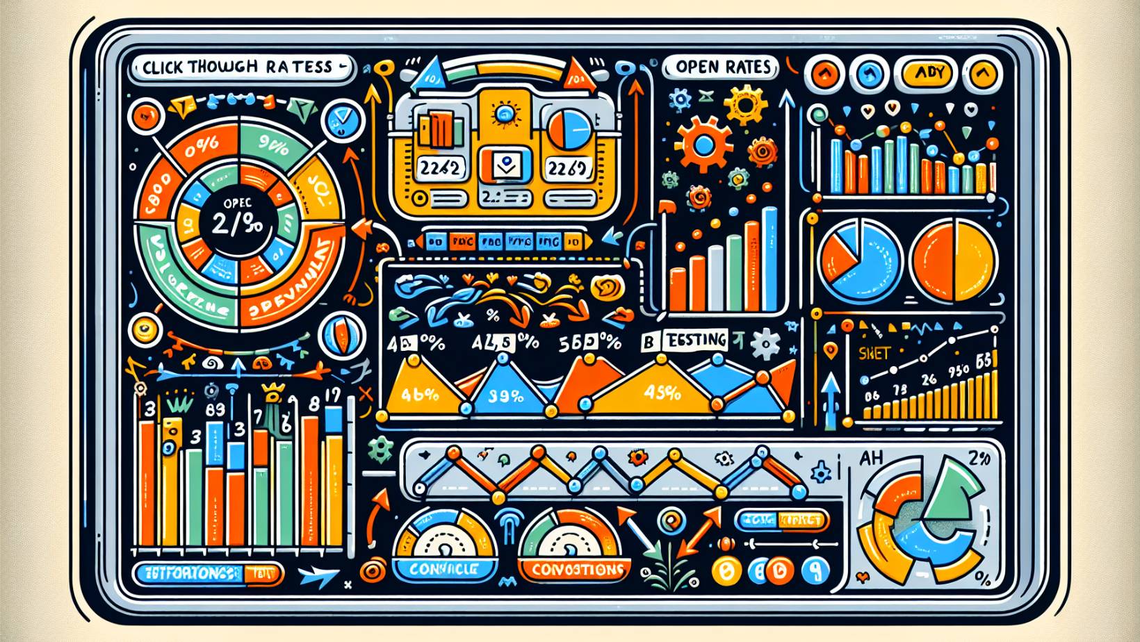 Email campaign performance tracking and A/B testing in Mailchimp