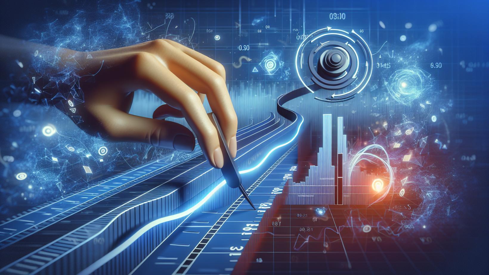 Illustration of keyframe interpolation and speed control in Adobe After Effects